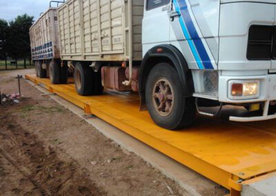 Báscula para camiones de acero