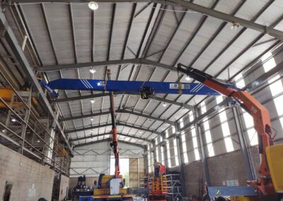 Vigas Carrileras y Puente Grúa 5t